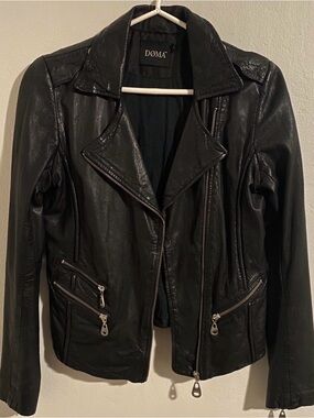 DOMA Leather Jacket, Size S